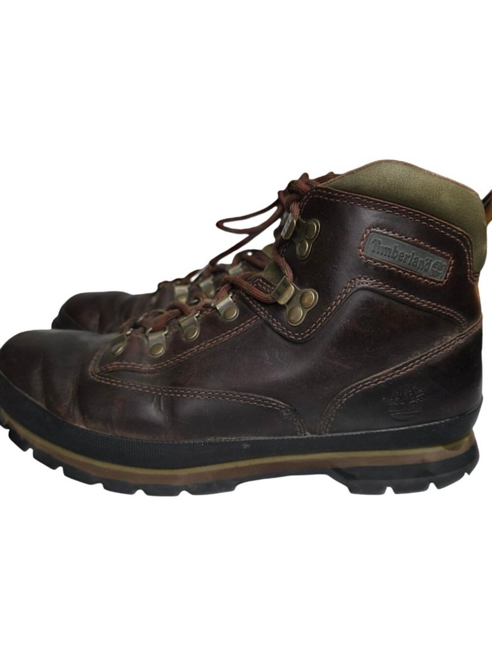 Timberland Euro Hiker Men's 10.5 Brown Leather Boots 95100 A2119 Waterproof